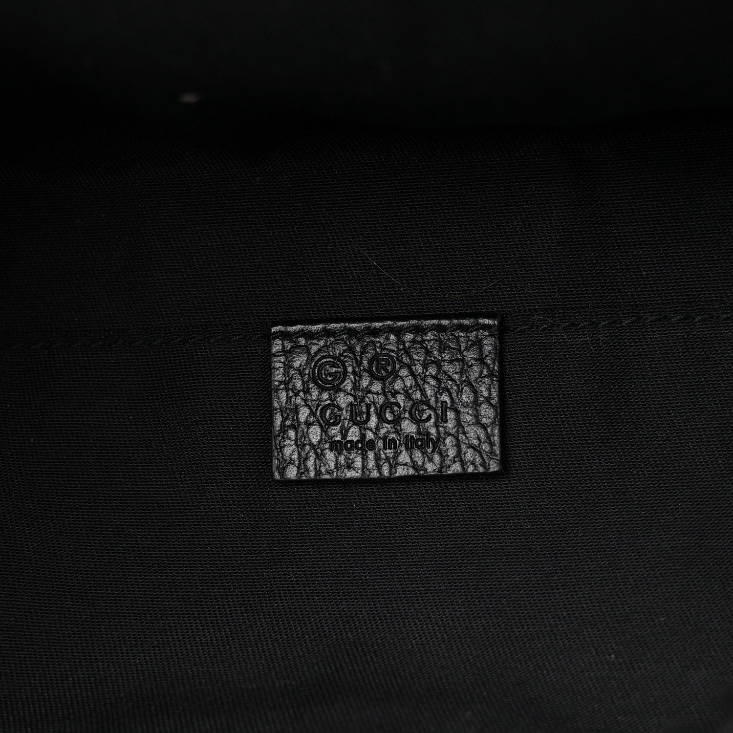 Nylon Monogram Fanny Pack Belt Bag Black