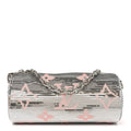 Satin Sequin Monogram Giant Papillon Silver Pink