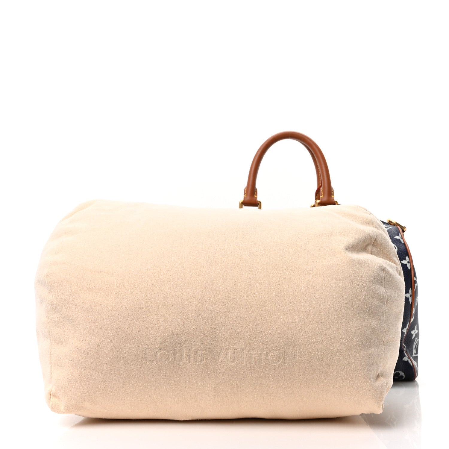 Calfskin Monogram Speedy P9 Bandouliere 30 Indigo