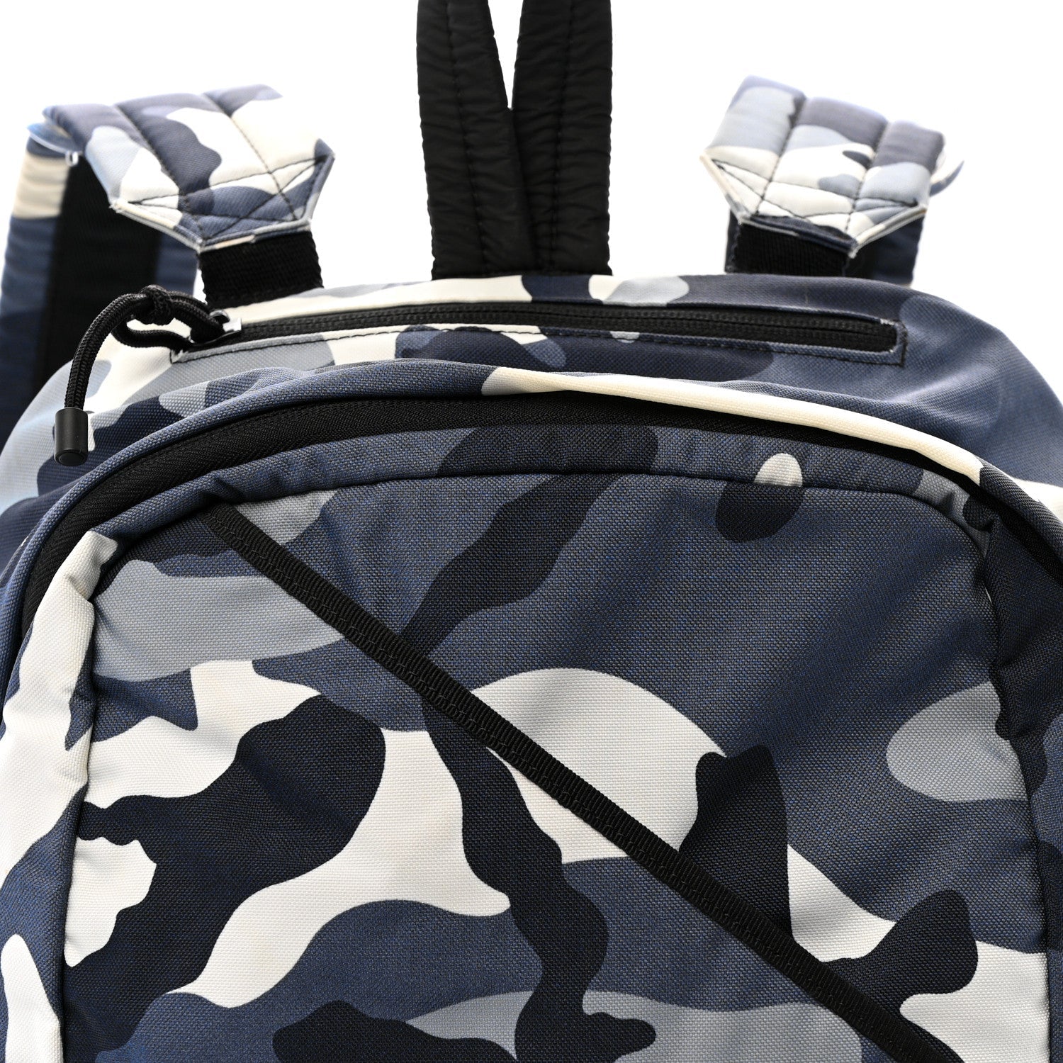 Nylon Camouflage Backpack Blue