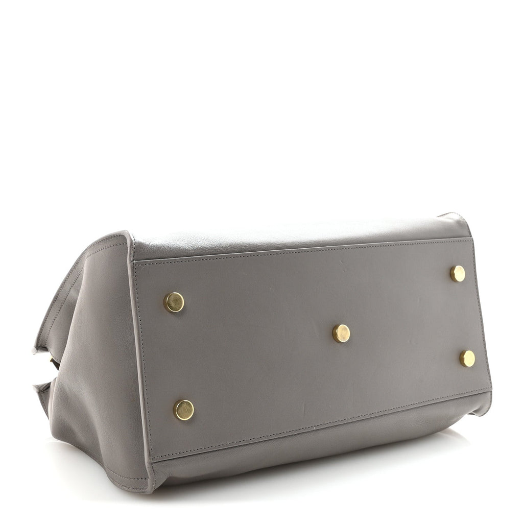 Calfskin Small Monogram Cabas Fog