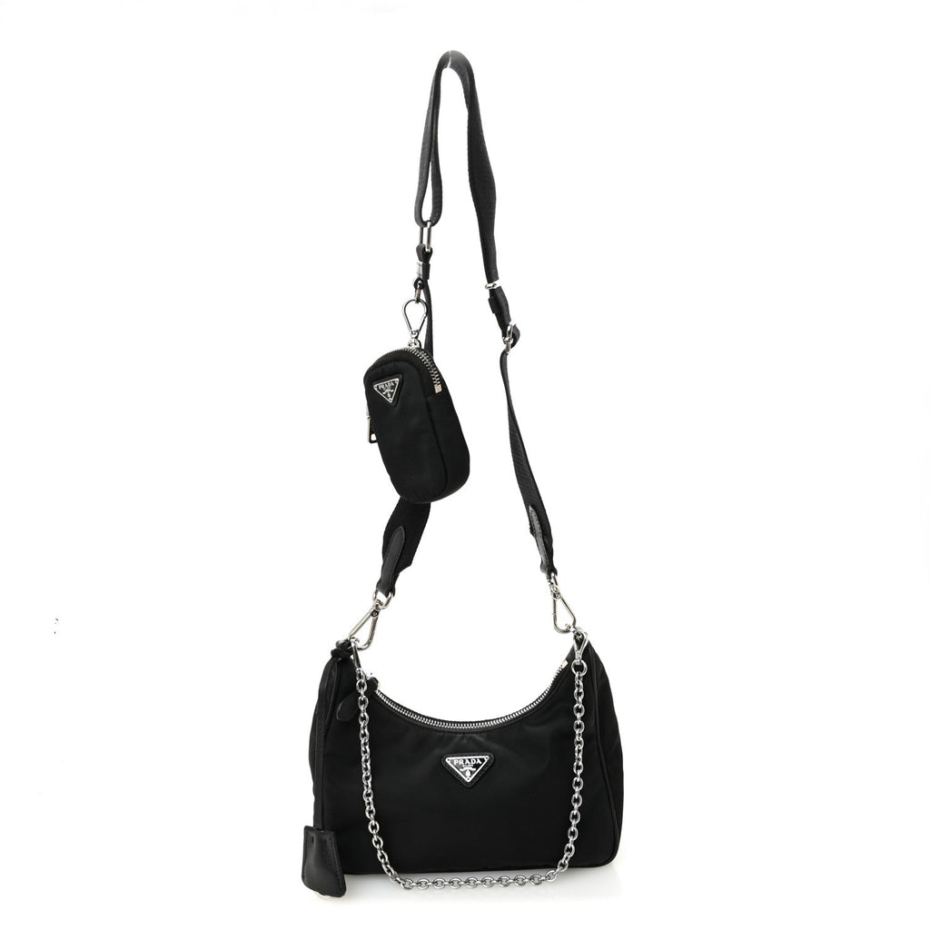 Nylon Re-Edition 2005 Shoulder Bag Black