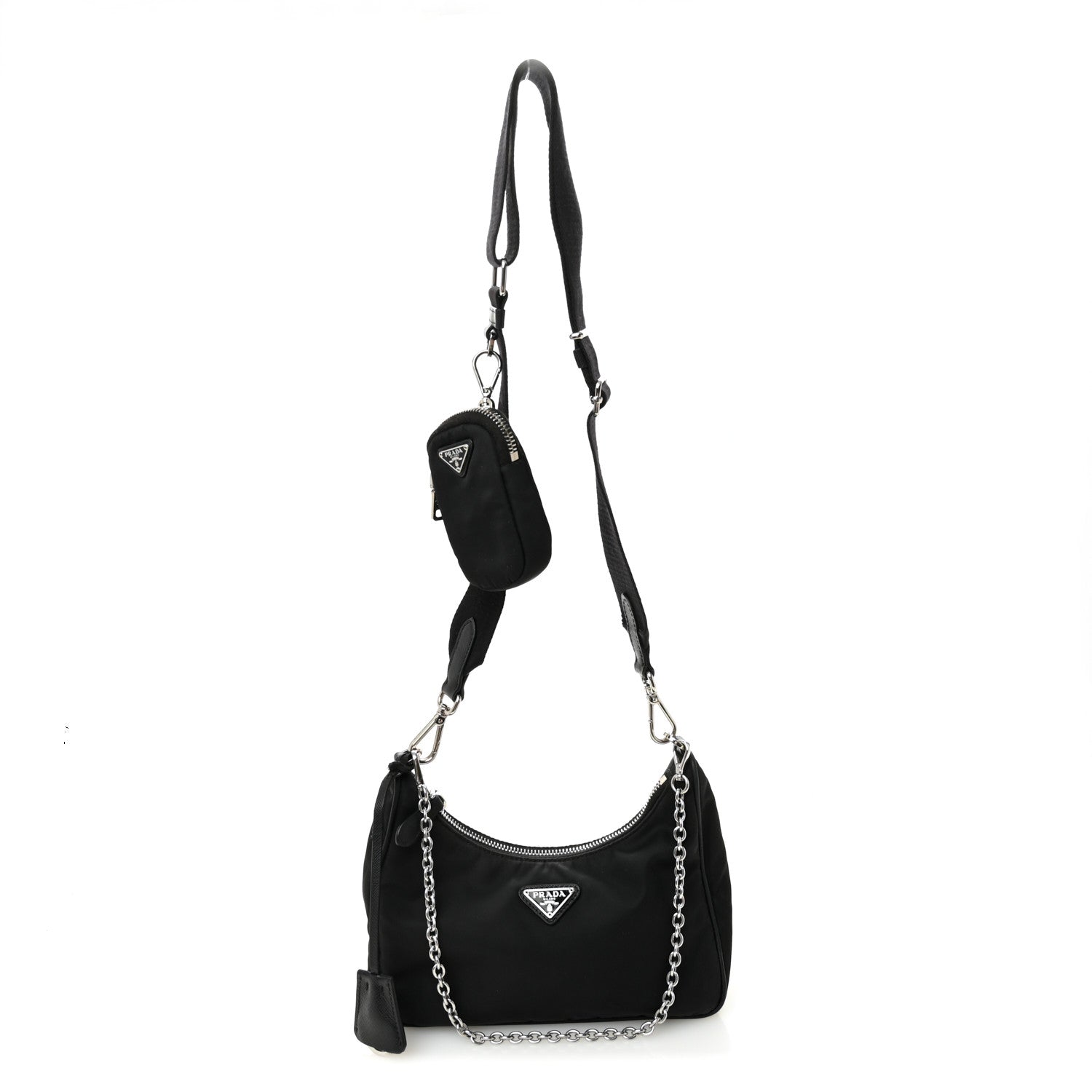 Nylon Re-Edition 2005 Shoulder Bag Black
