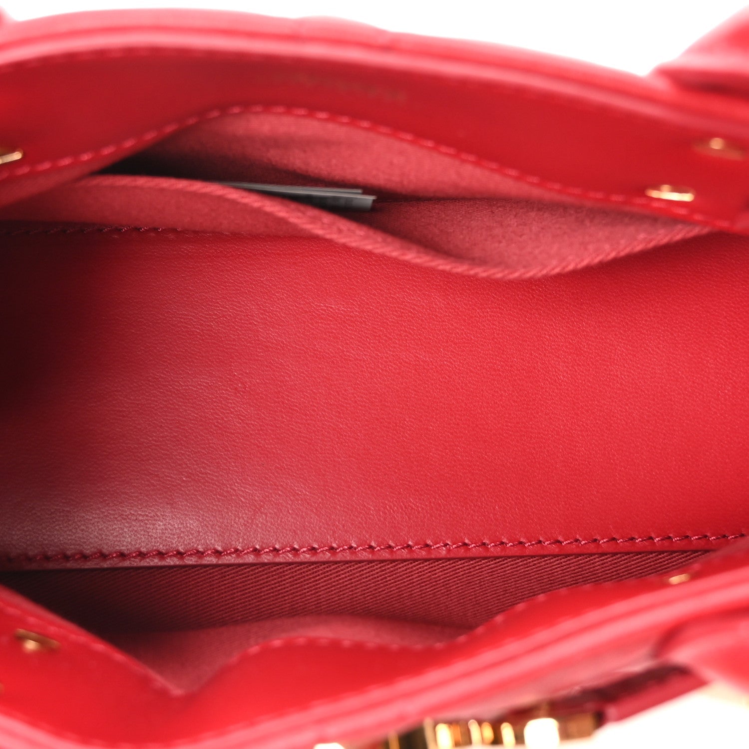 Nappa Trapuntata Small Medusa '95 Tote Bag Lipstick Red