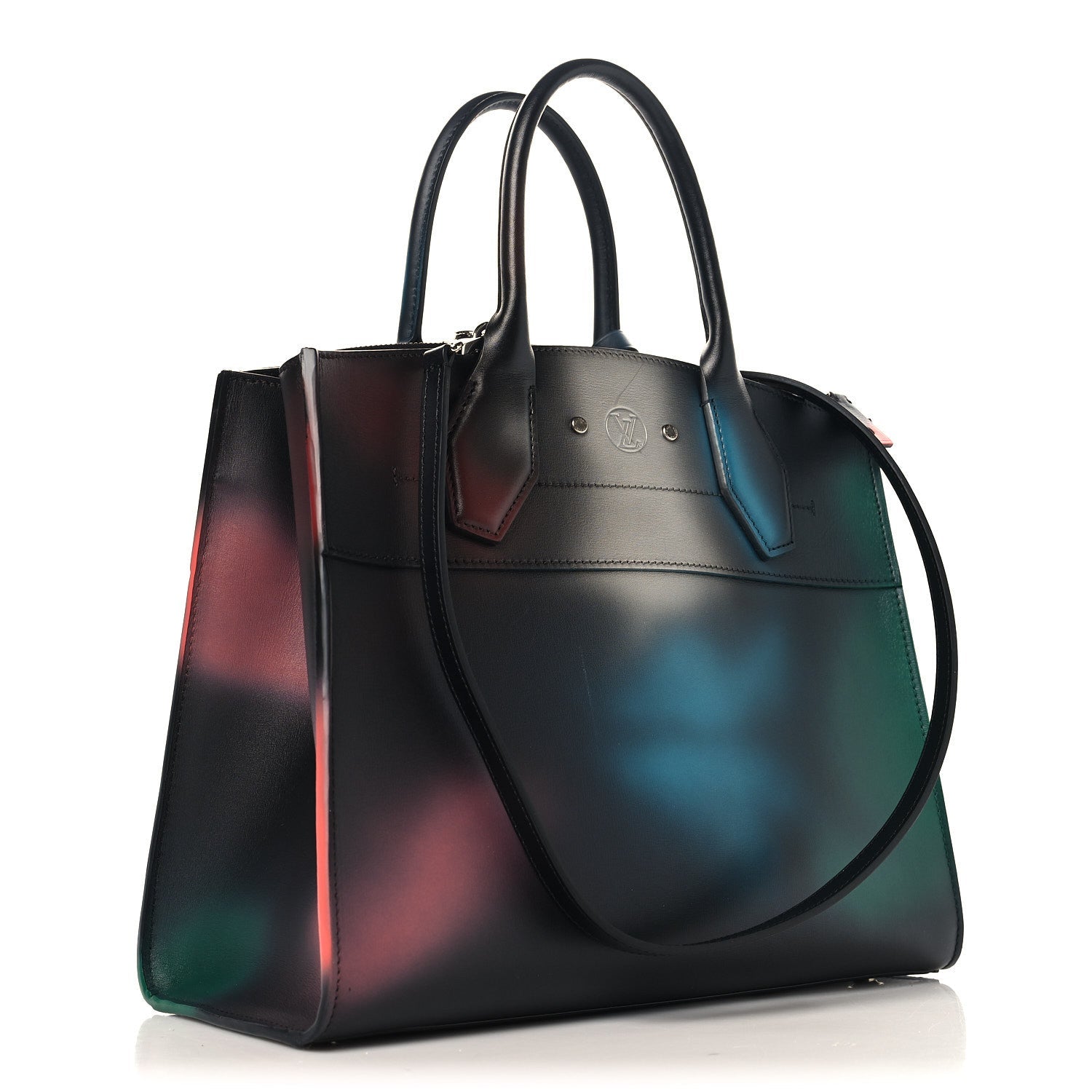 Calfskin Hologram City Steamer MM