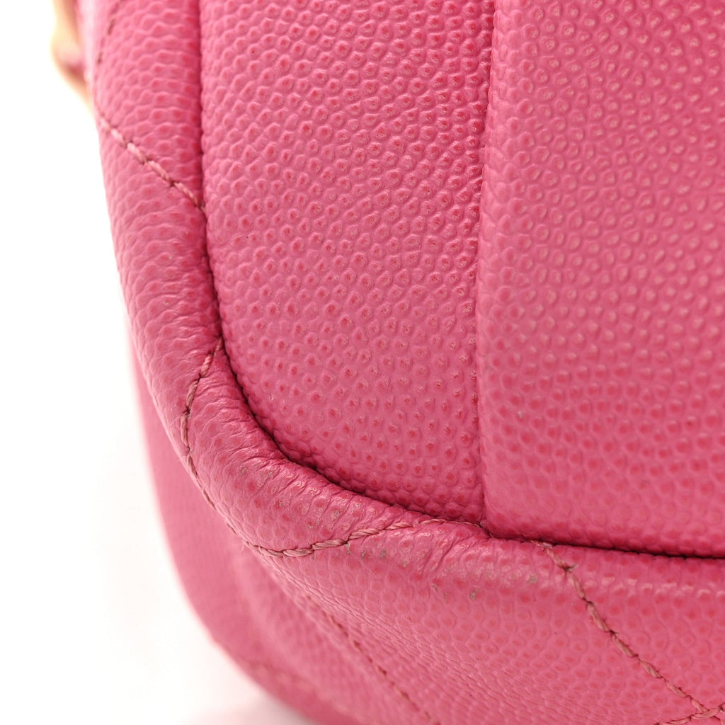 Caviar Quilted CC Day Camera Case Pink