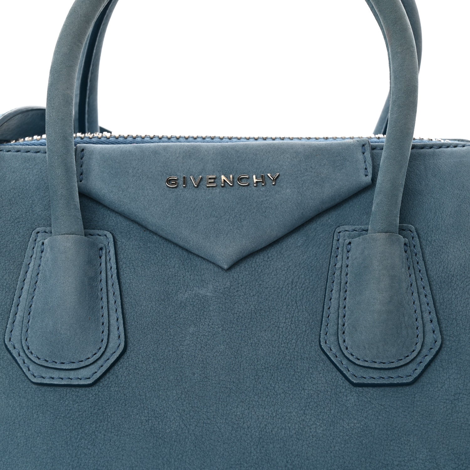 Nubuck Small Antigona Medium Blue
