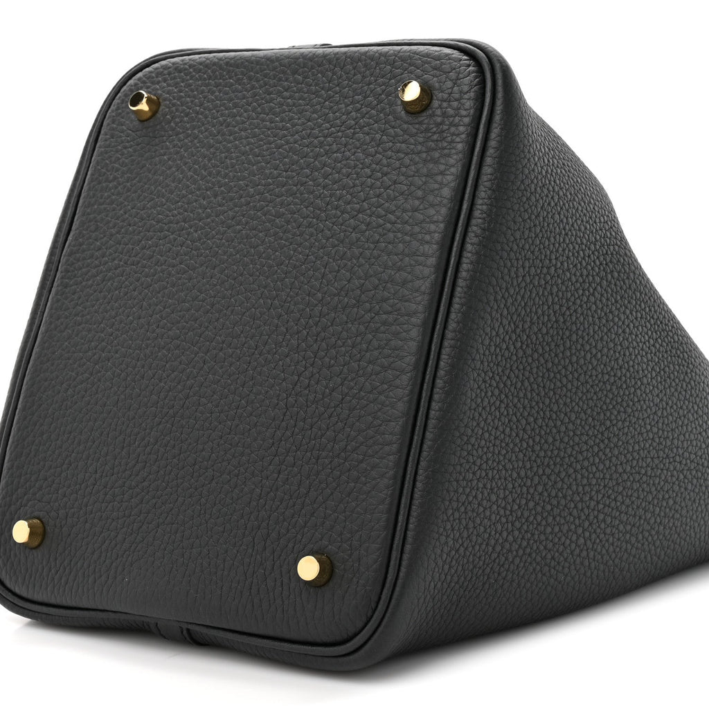 Taurillon Clemence Picotin Lock 22 MM Black