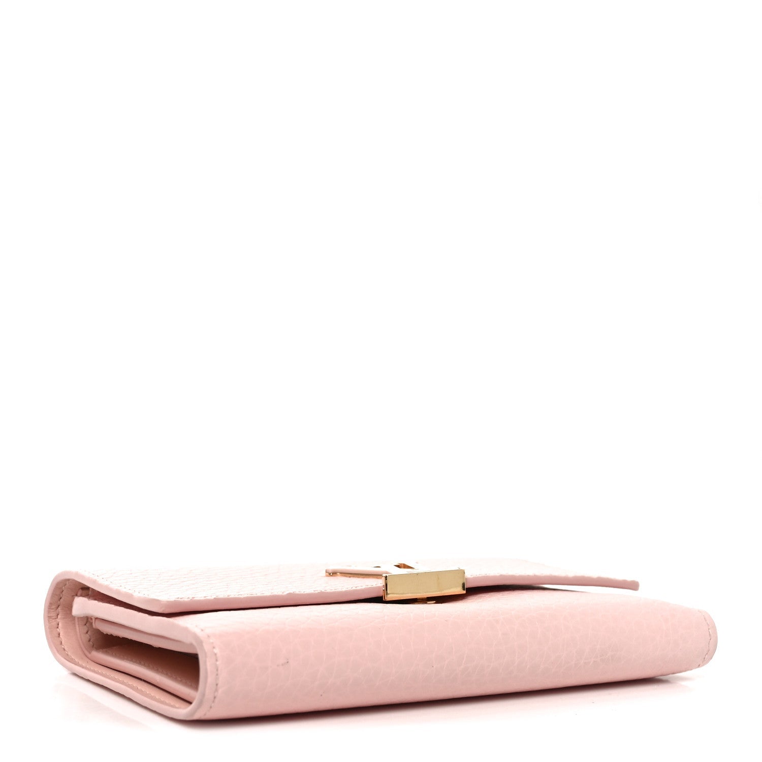 Taurillon Capucines Compact Wallet Magnolia