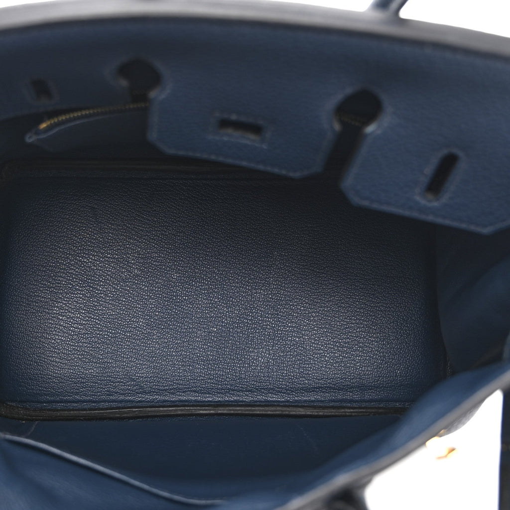 Togo Birkin 25 Bleu de Prusse