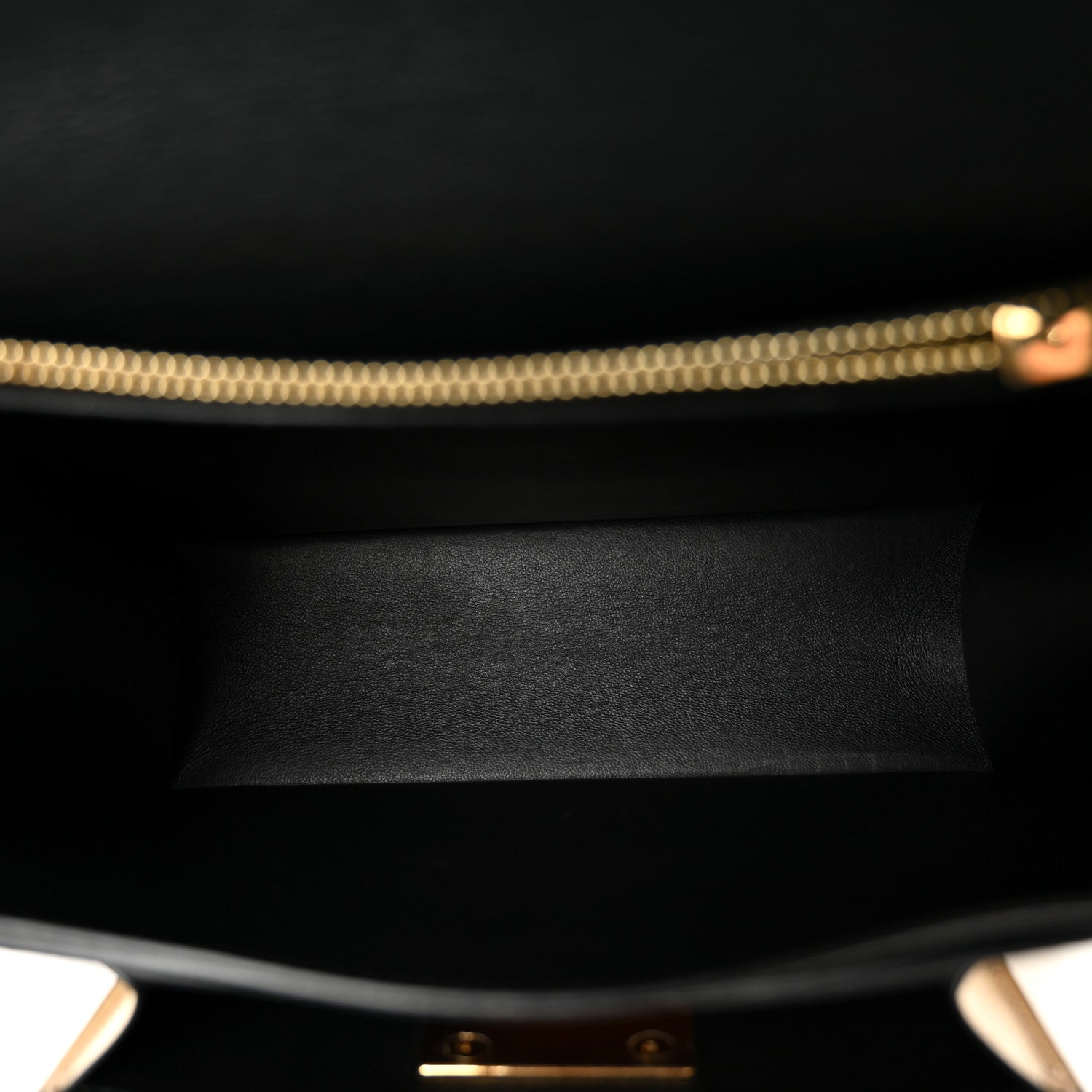 Calfskin Gancio Lock Marisol Top Handle Satchel Ecorce Black