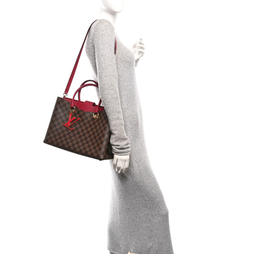 Damier Ebene LV Riverside Lie De Vin
