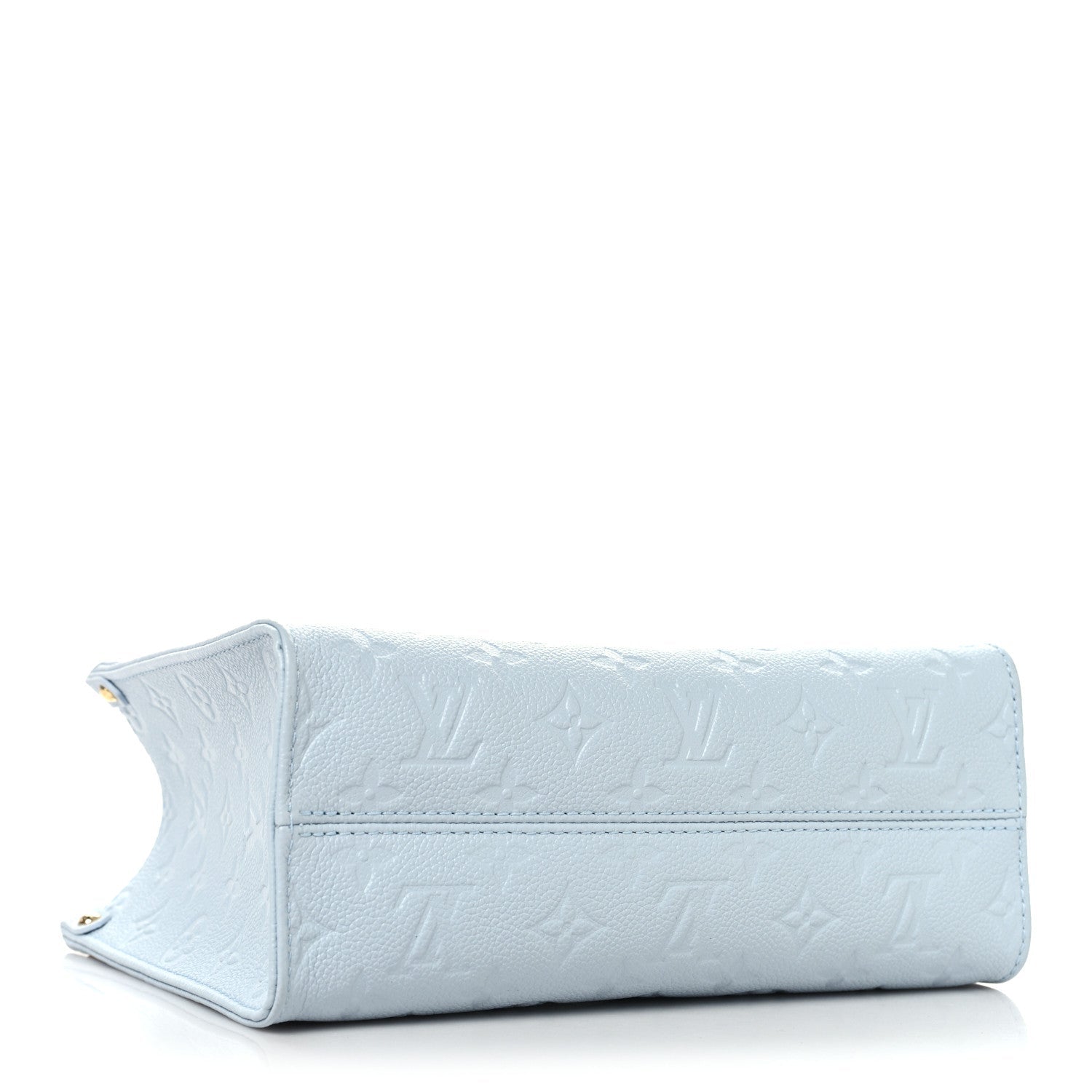 LV X TM Empreinte Monogram Superflat Onthego PM Washed Blue