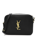 Grain De Poudre Medium Classic Monogram Camera Bag Black