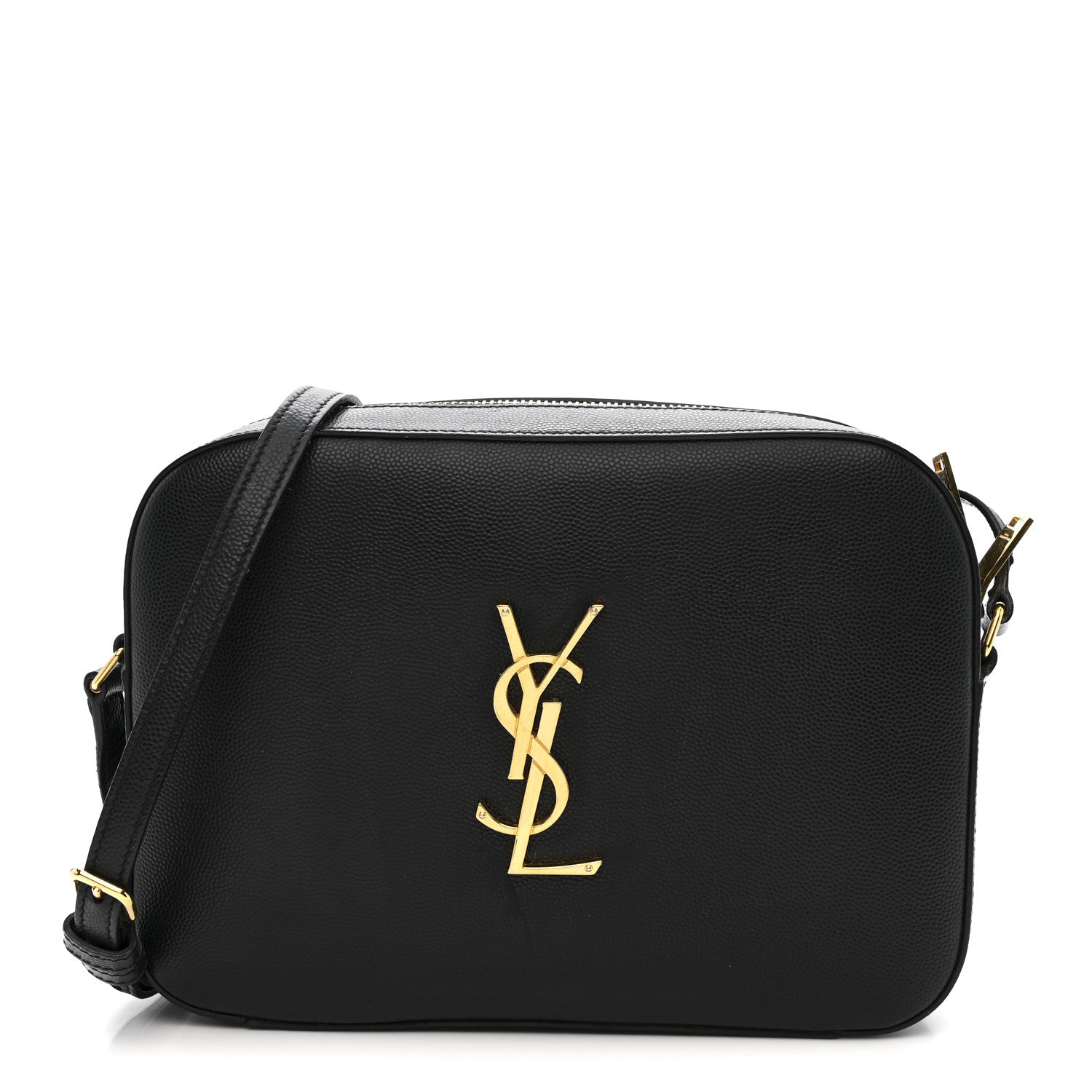 Grain De Poudre Medium Classic Monogram Camera Bag Black