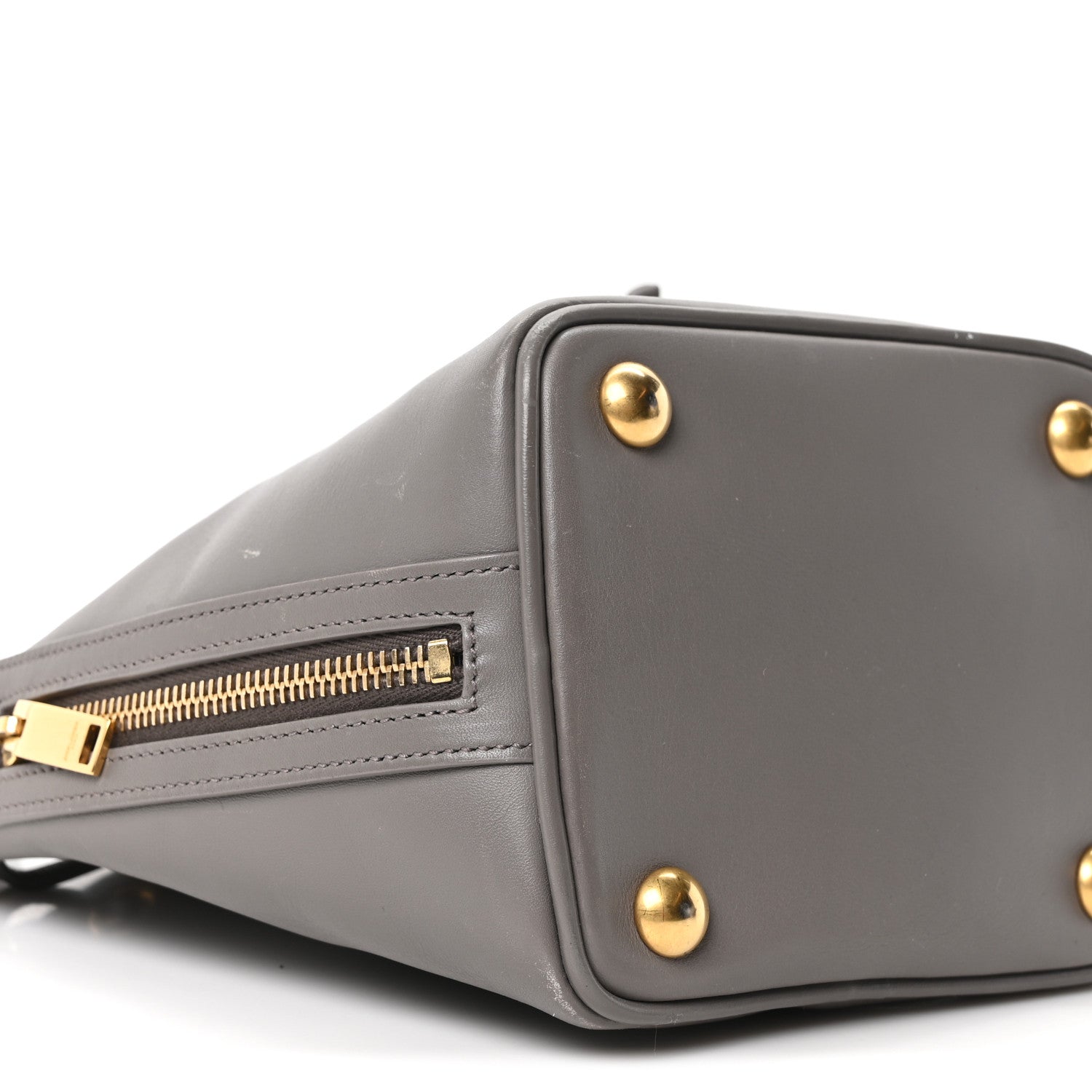 Calfskin Small Emmanuelle Bucket Bag Fog