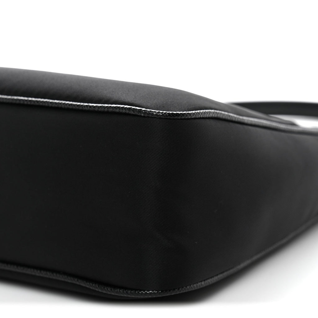 Tessuto Nylon Saffiano Mini Re-Edition 2005 Bag Black