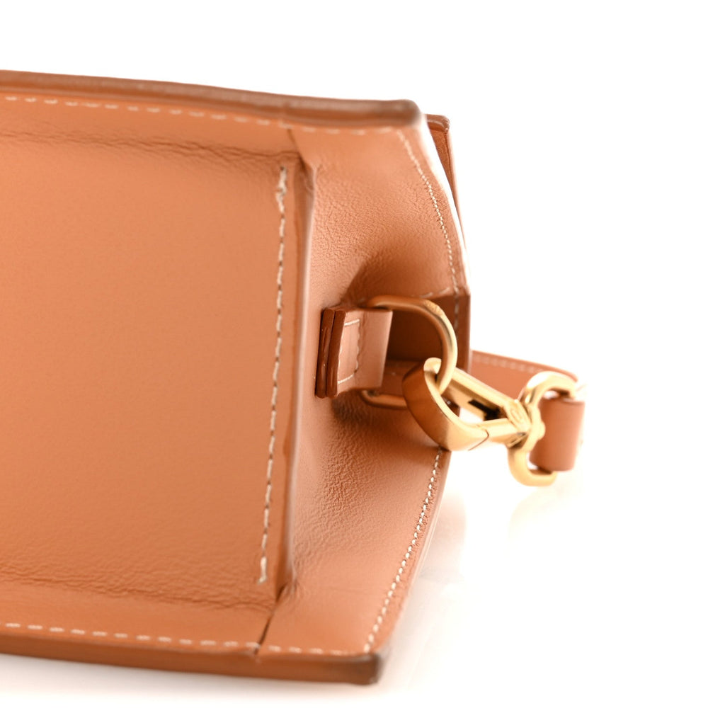 Smooth Calfskin Le Chiquito Moyen Terracotta