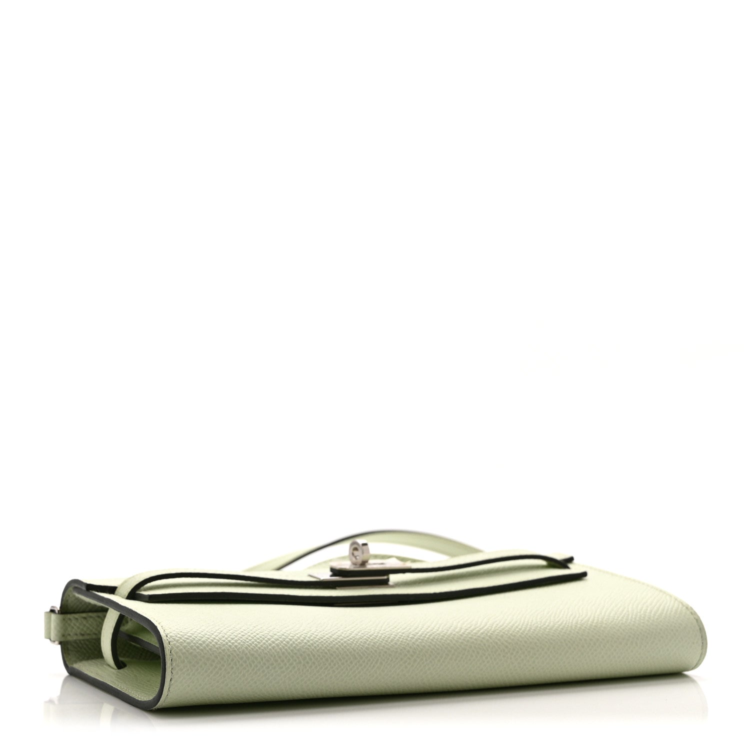 Epsom Kelly Wallet To Go Vert Fizz