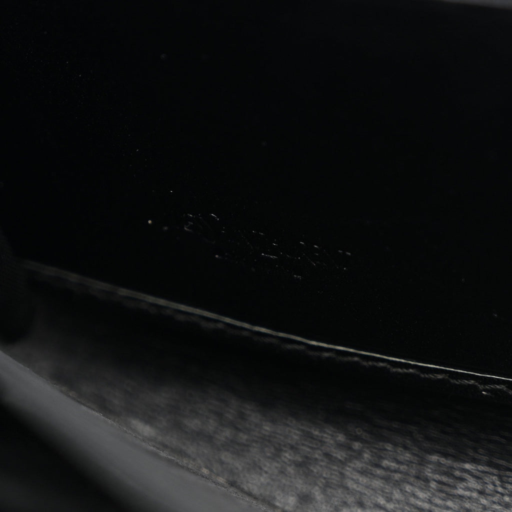 Textured Patent Monogram Belle De Jour Zip Around Wallet Black