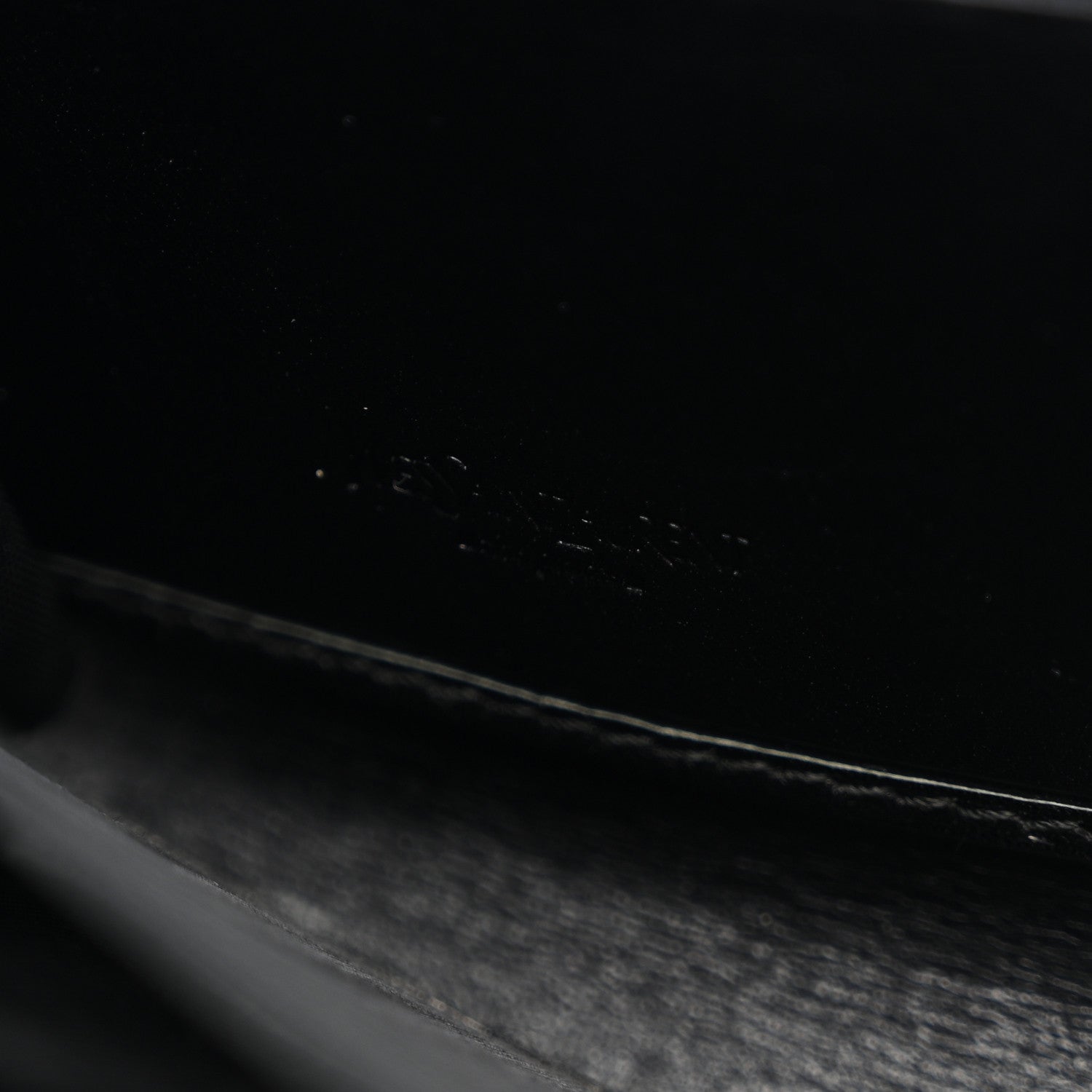 Textured Patent Monogram Belle De Jour Zip Around Wallet Black