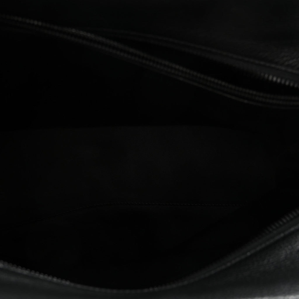Grained Calfskin Neo Classic Black Hardware Medium City Black