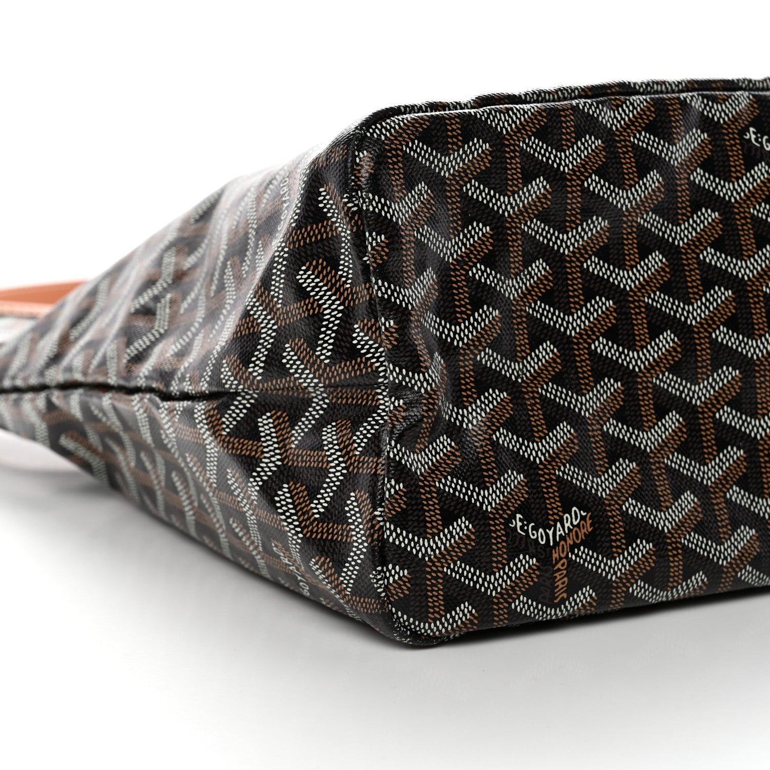 Goyardine Boheme Hobo Black Gold