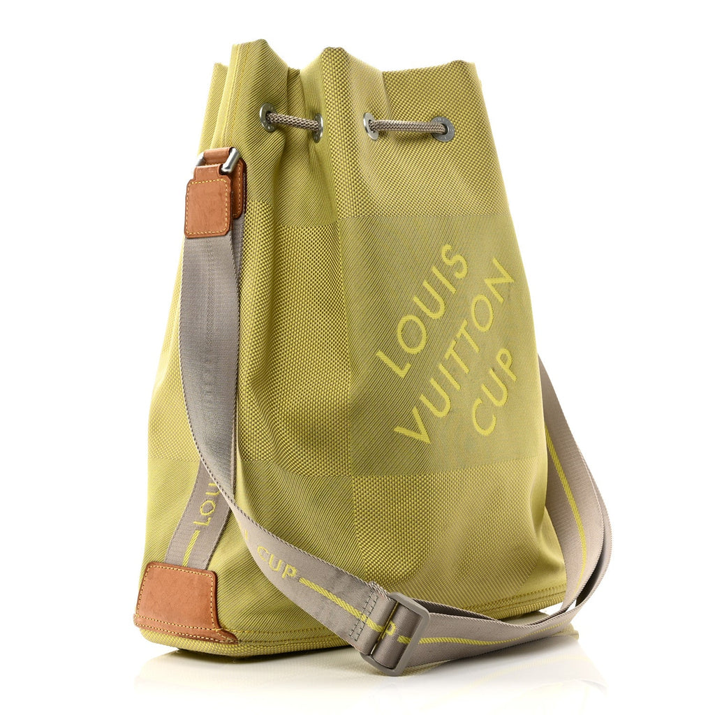 Damier Geant Americas Cup Volunteer Bag Yellow