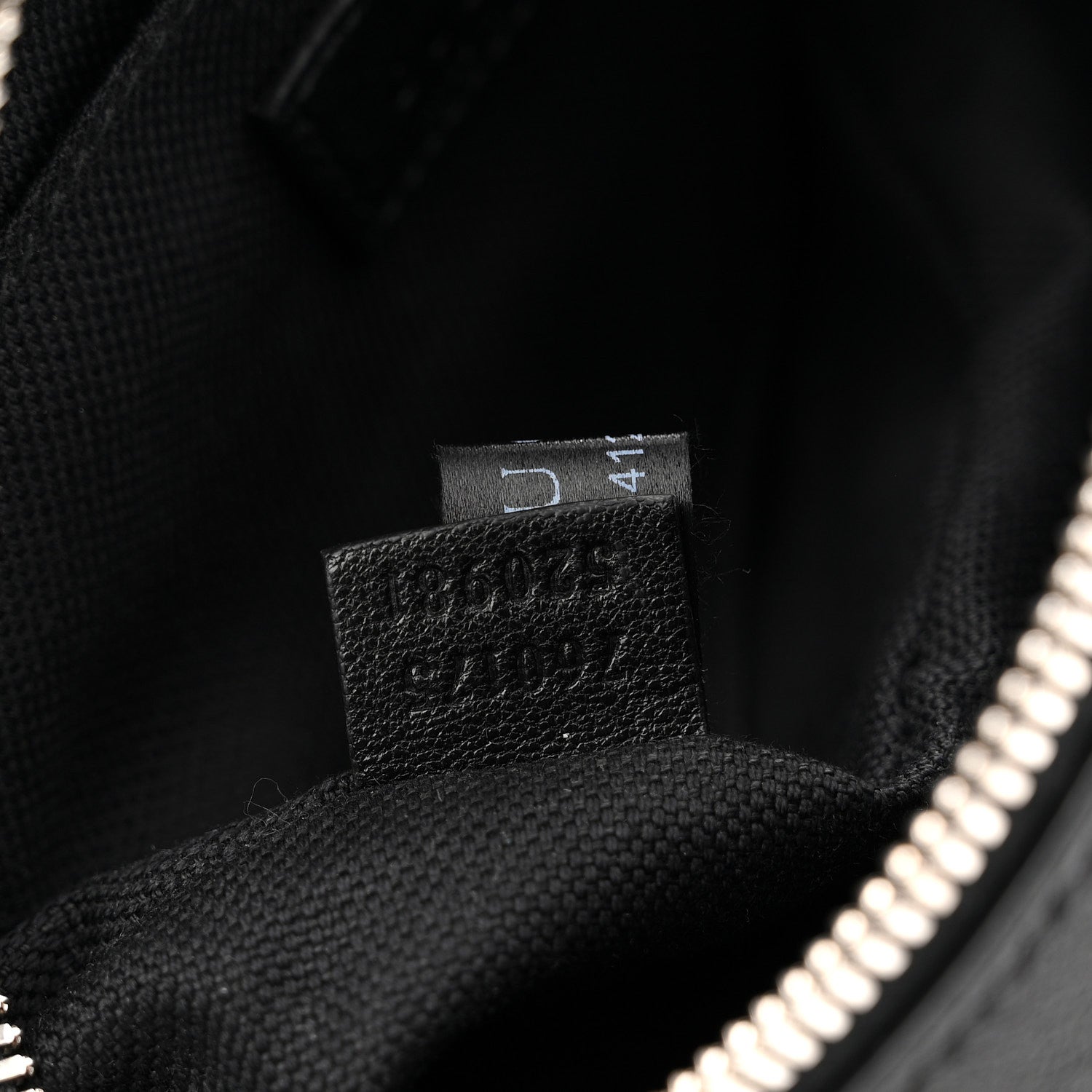 Sakai Be Green Calfskin Diagonal Stitched Mini Blondie Shoulder Bag Black
