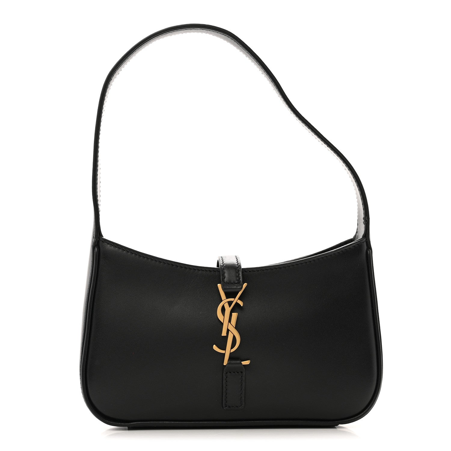 Smooth Calfskin Le 5 A 7 Mini Hobo Black