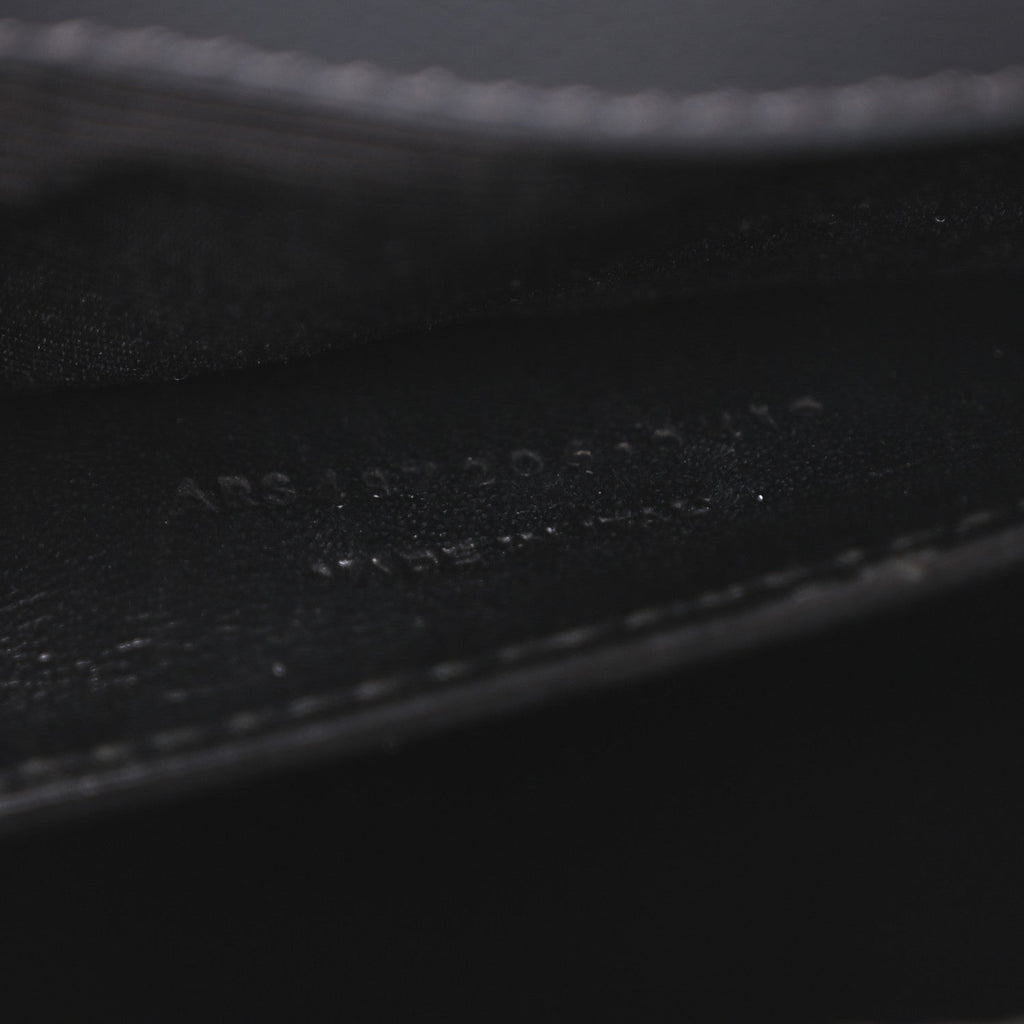Grain De Poudre Textured Mixed Matelasse Triquilt Medium Monogram Satchel Dark Smog