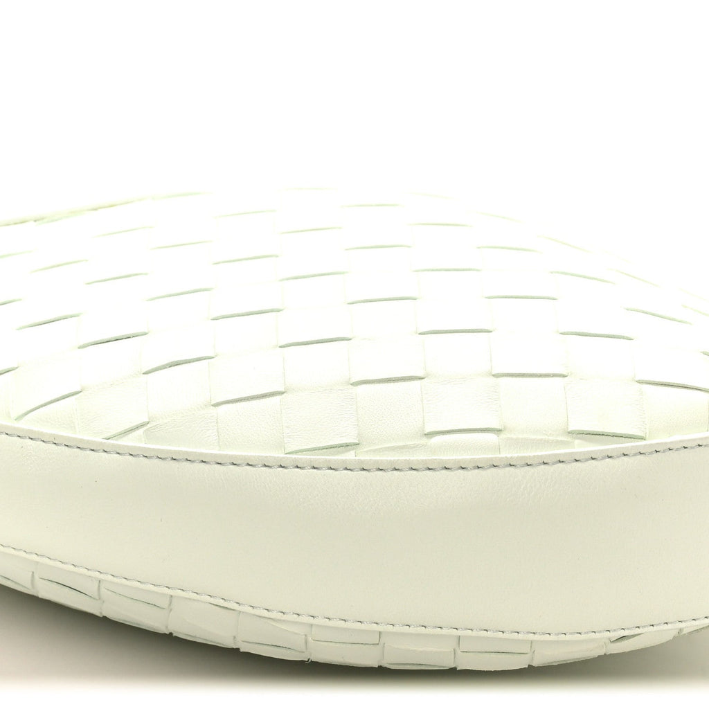 Nappa Intrecciato Small Drop Shoulder Bag Glacier