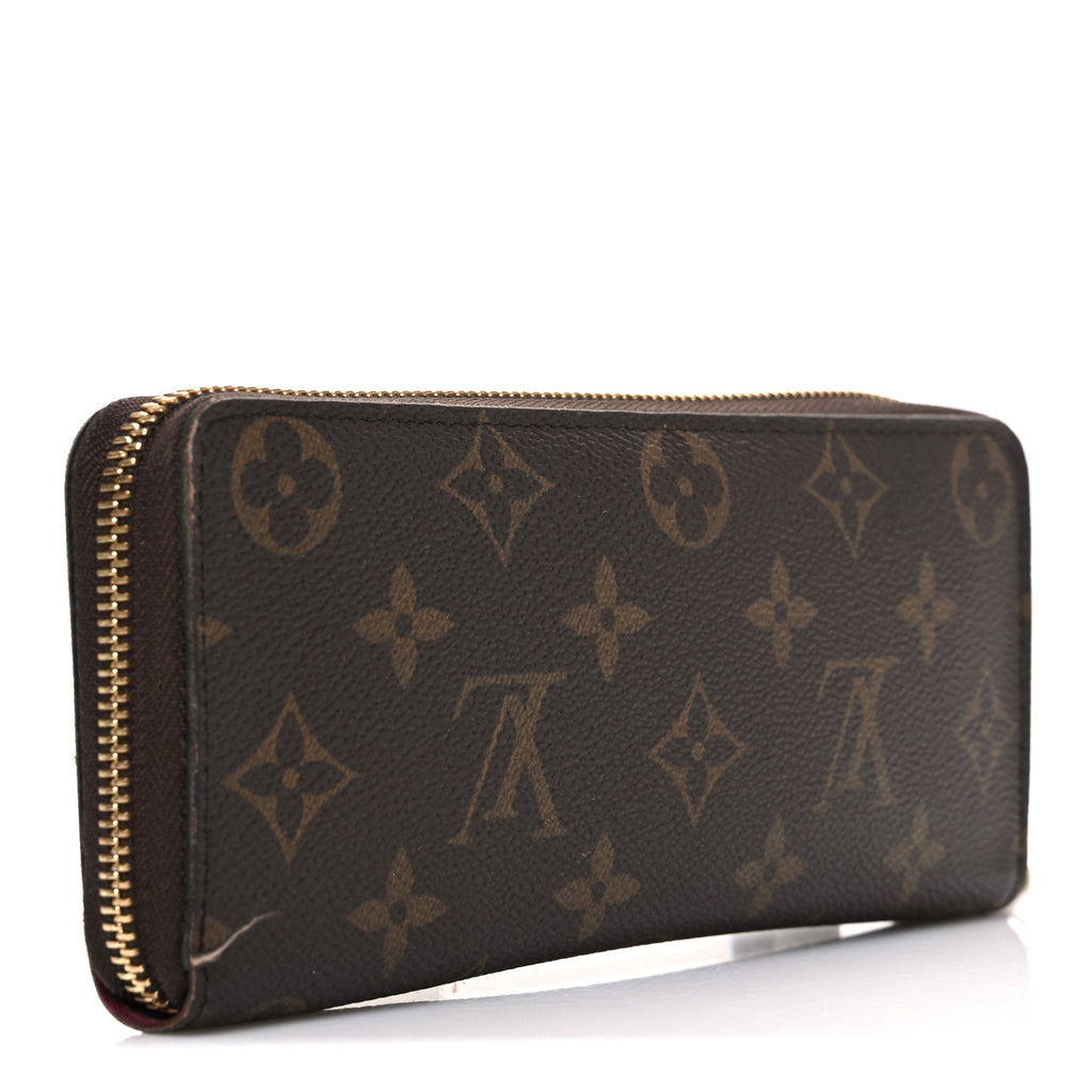 Monogram Clemence Wallet Fuchsia