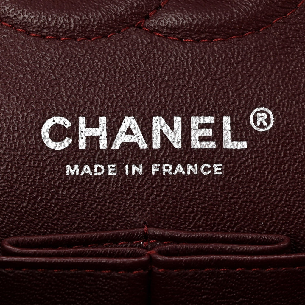 Lambskin Quilted Small Double Flap Black