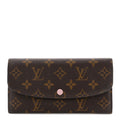 Monogram Emilie Wallet Rose Ballerine