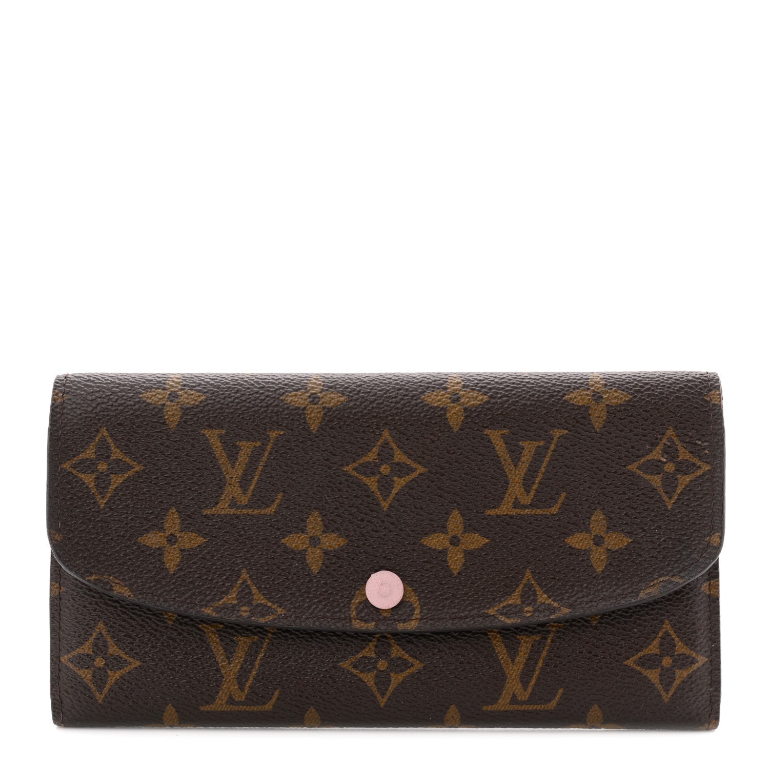 Monogram Emilie Wallet Rose Ballerine