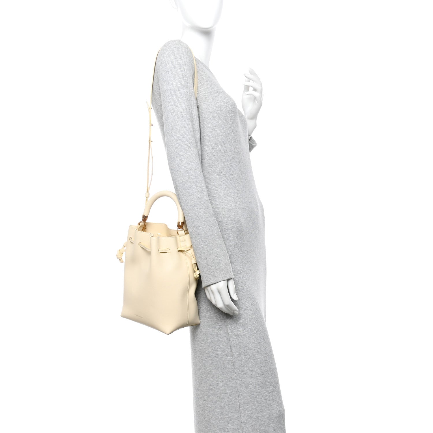 Calfskin Mini Movimento Bag Crema