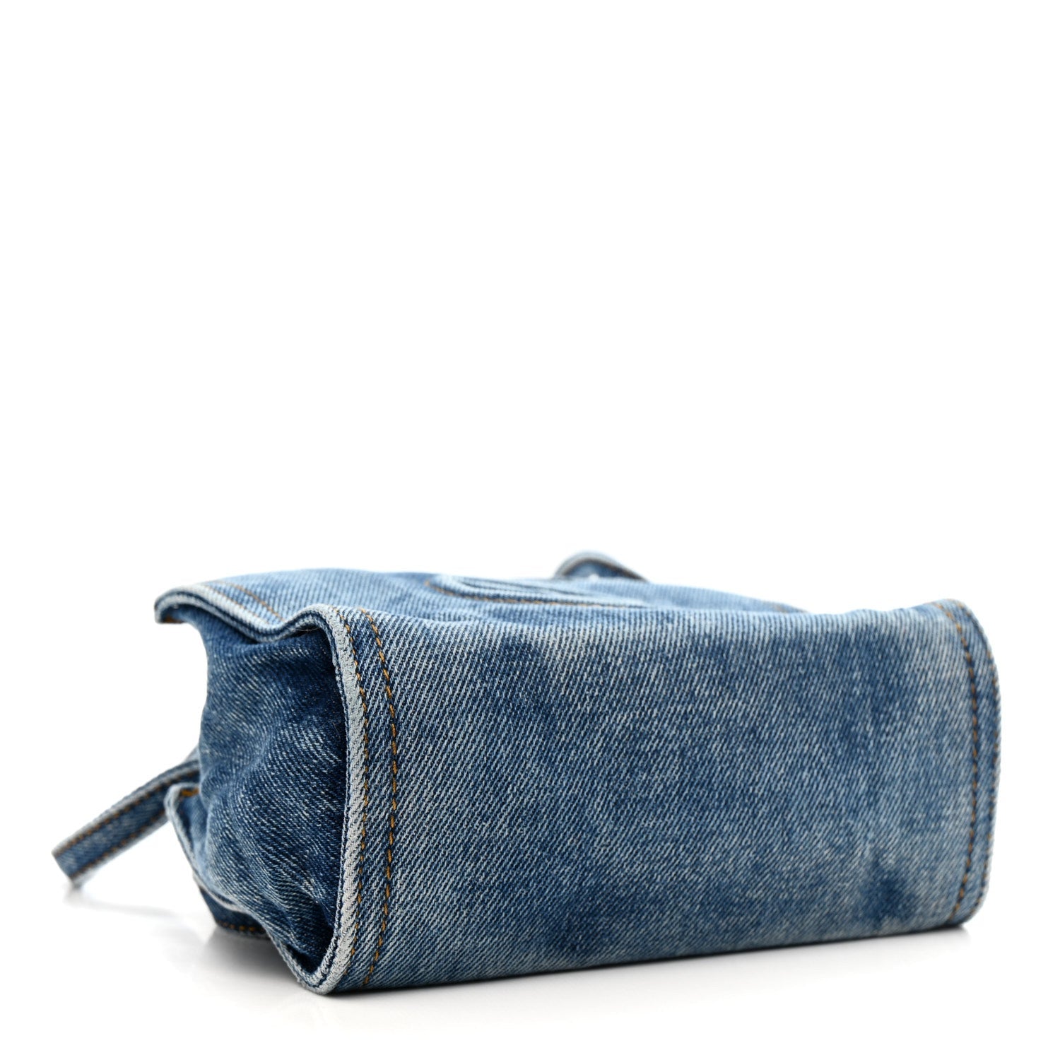 Denim Small Shopping Bag Blue
