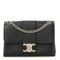 Supple Calfskin Medium Victoire Bag Black