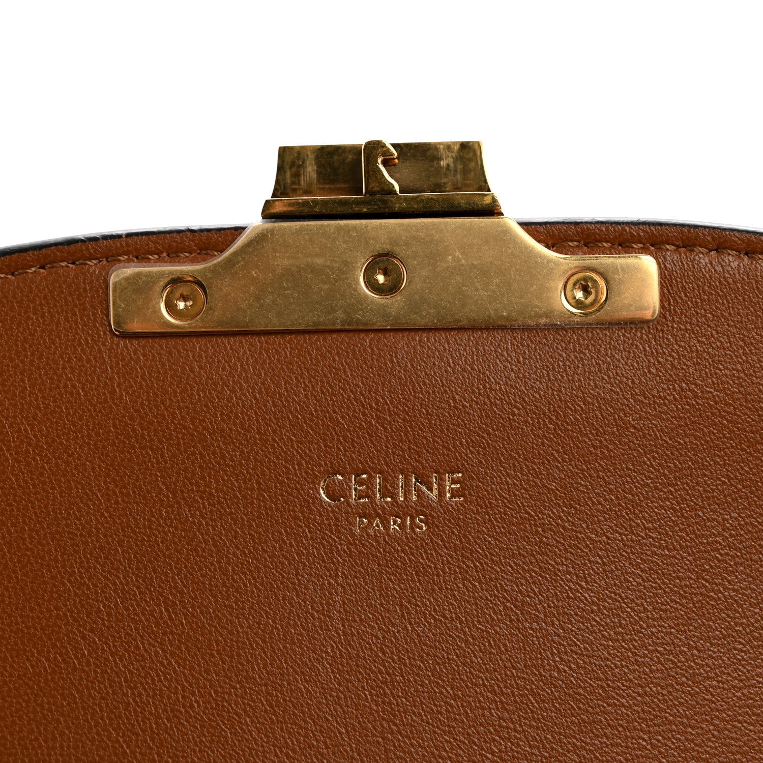 Textile Natural Calfskin Teen Triomphe White Tan