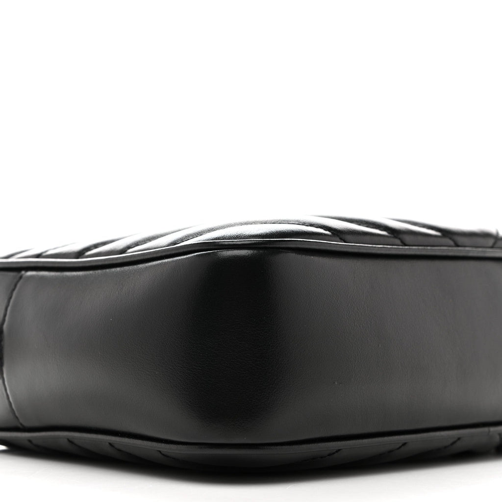 Calfskin Matelasse Monogram Lou Camera Bag Black
