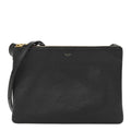 Lambskin Large Trio Crossbody Bag Black