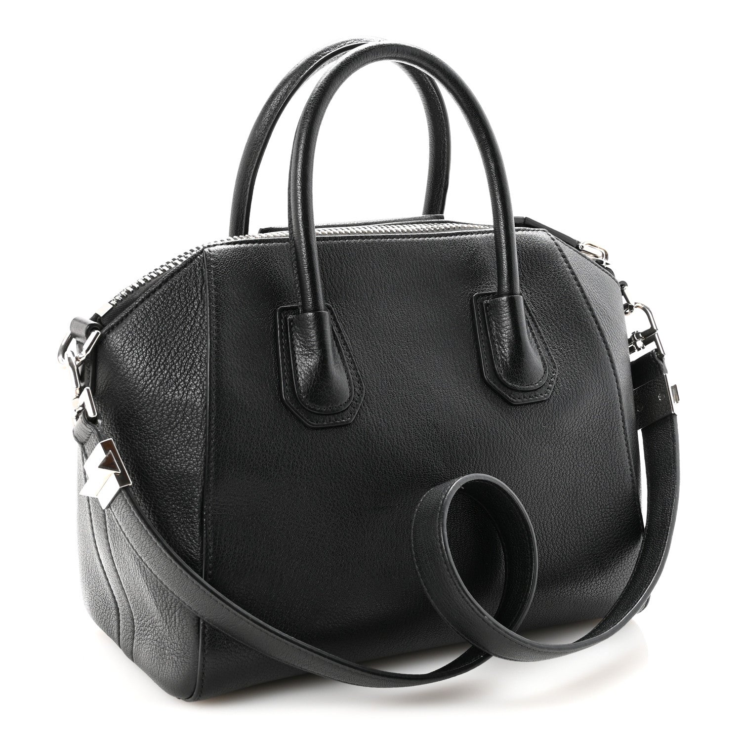 Sugar Goatskin Small Antigona Black