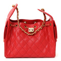 Caviar Quilted Small Chanel 25 Handbag Dark Red