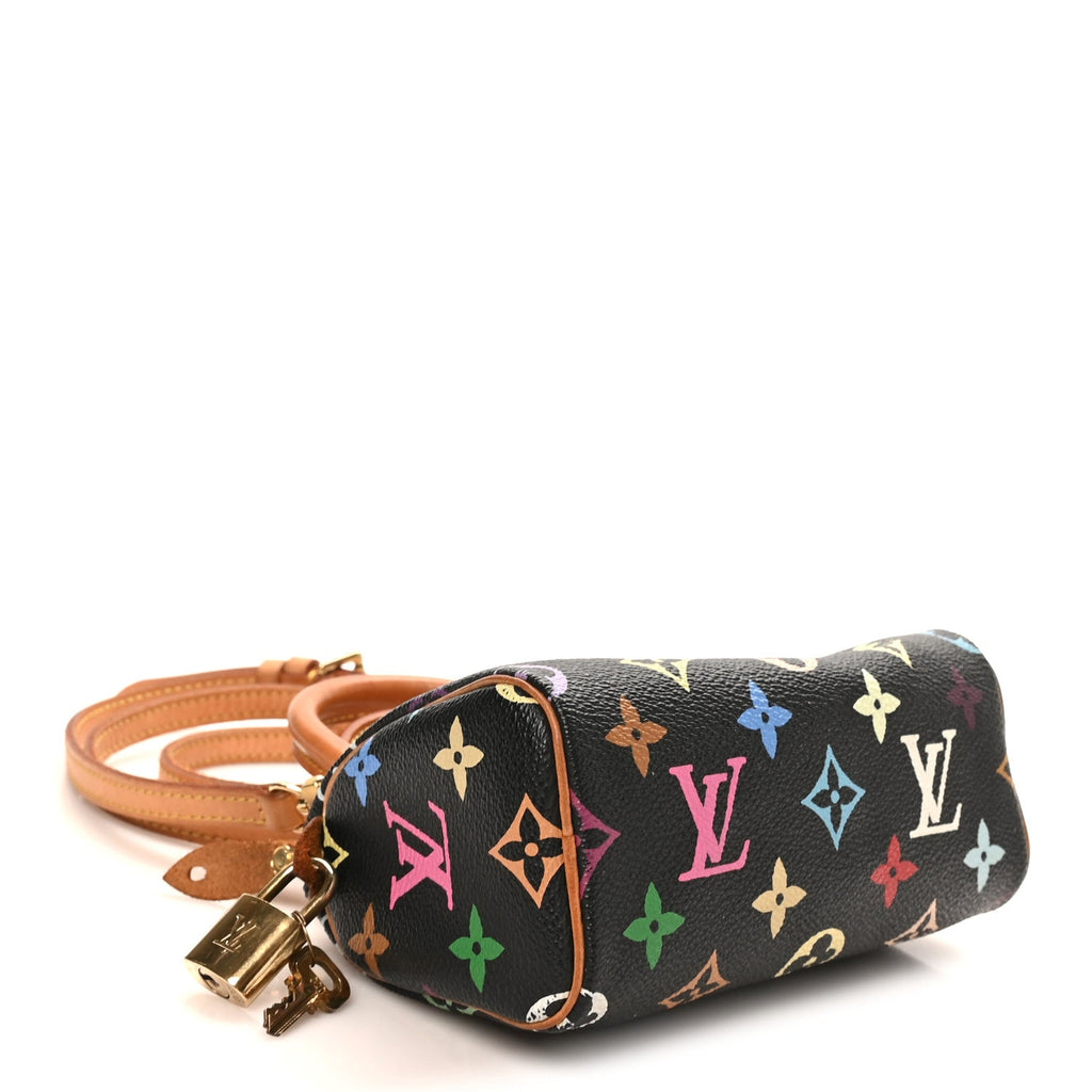 Monogram Multicolor Mini Sac HL Speedy Black