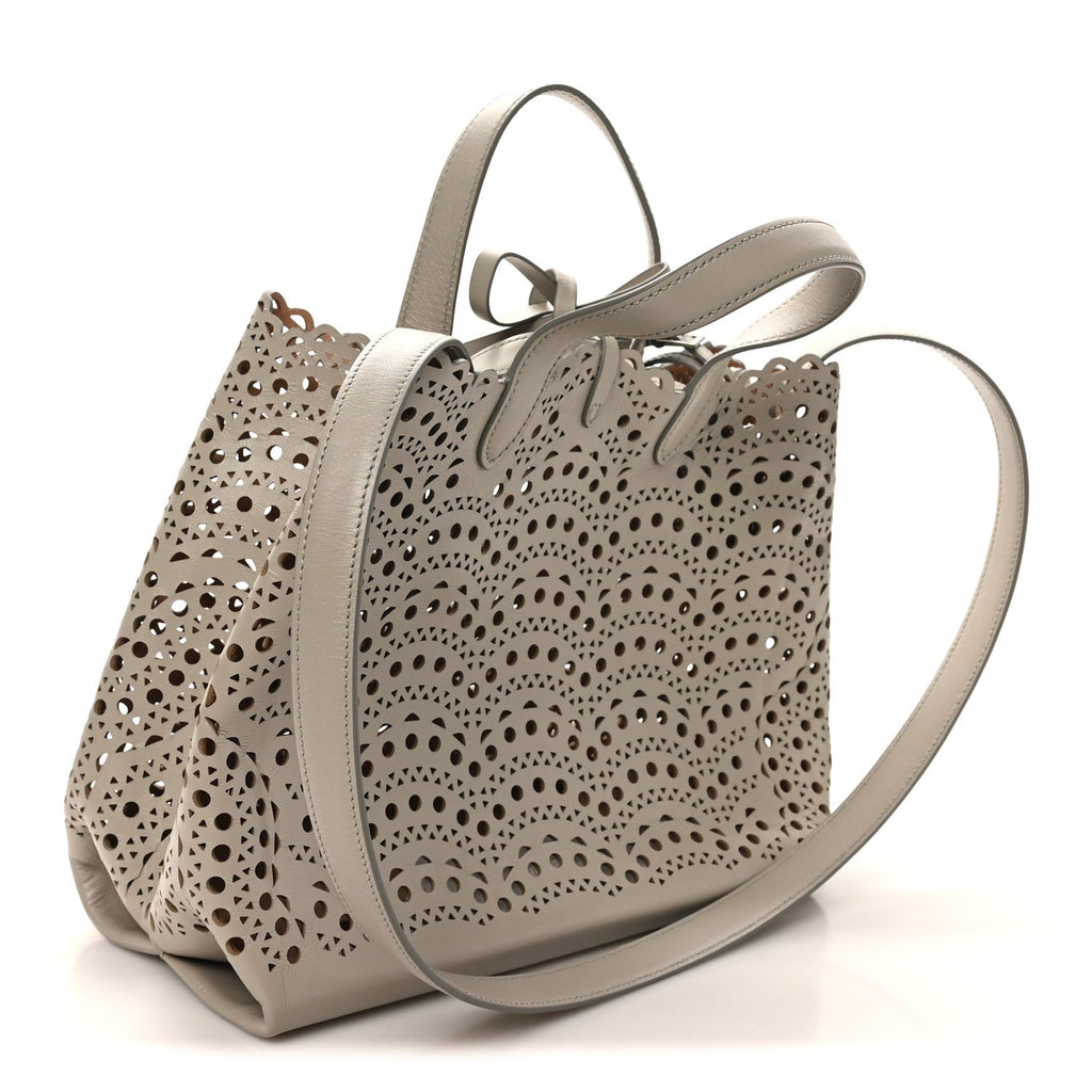 Lux Calfskin Vienne Wave Mina 25 Bag Perle