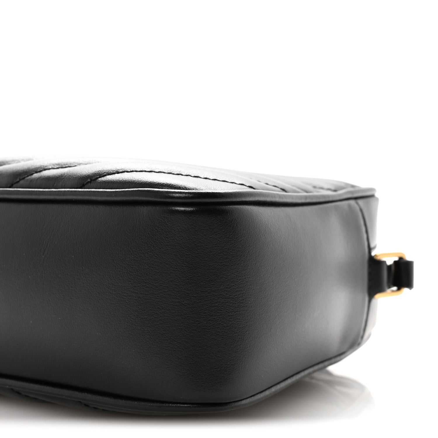 Calfskin Matelasse Monogram Lou Camera Bag Black