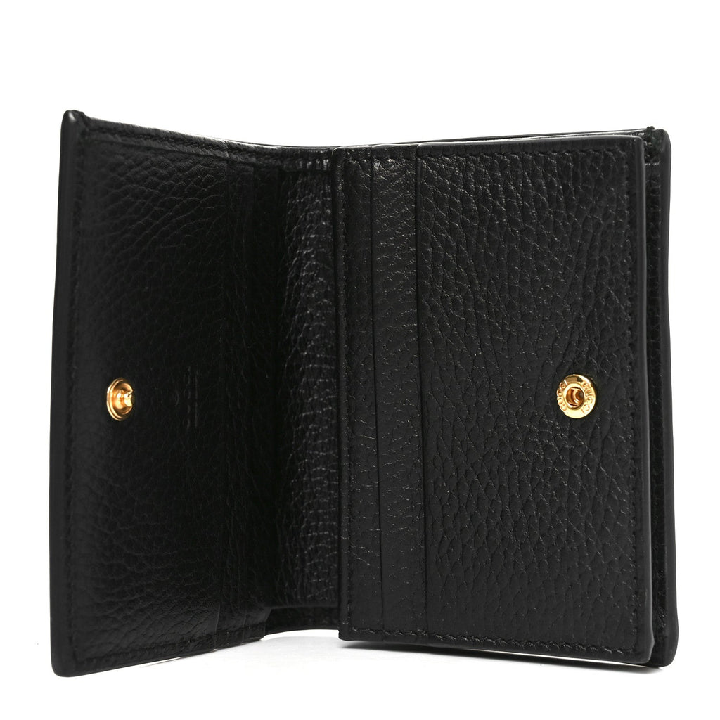 Dollar Calfskin GG Supreme Monogram GG Marmont  Case Black Beige Ebony