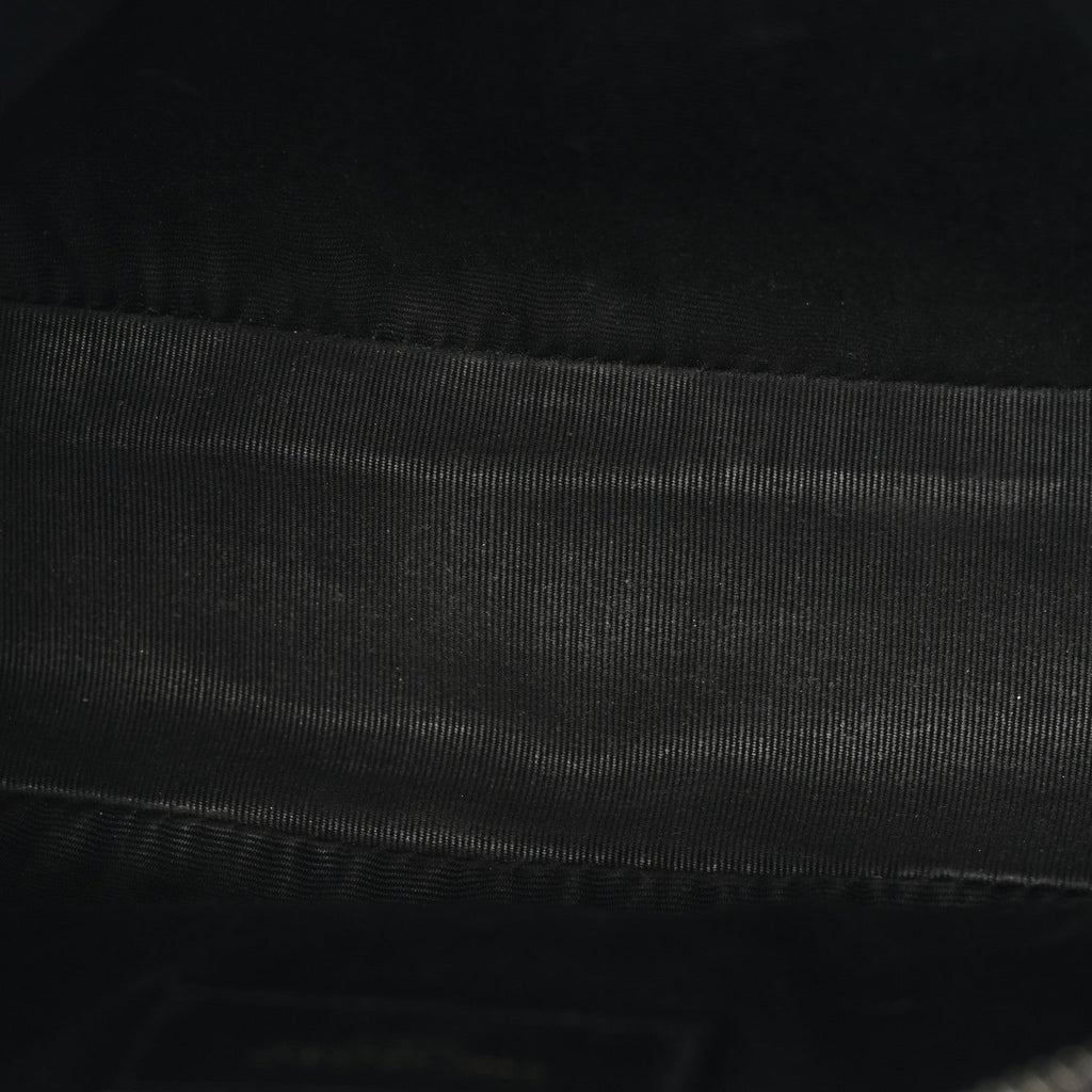 Calfskin Matelasse Monogram Lou Camera Bag Black