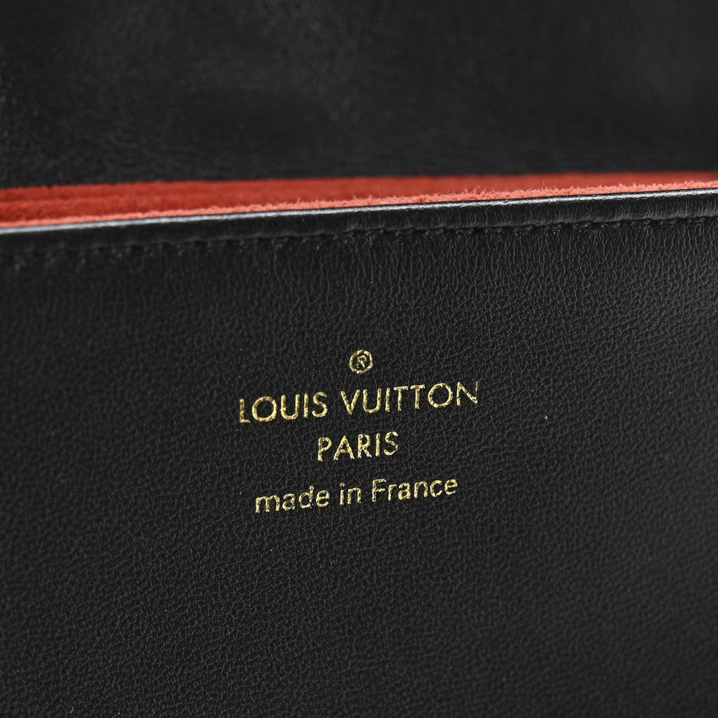 Lambskin Embossed Monogram Coussin Belt Bag Black